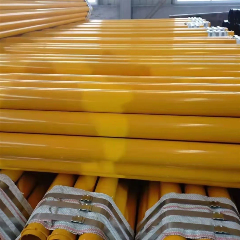 Plastic Coated Steel Pipe For Gas factory